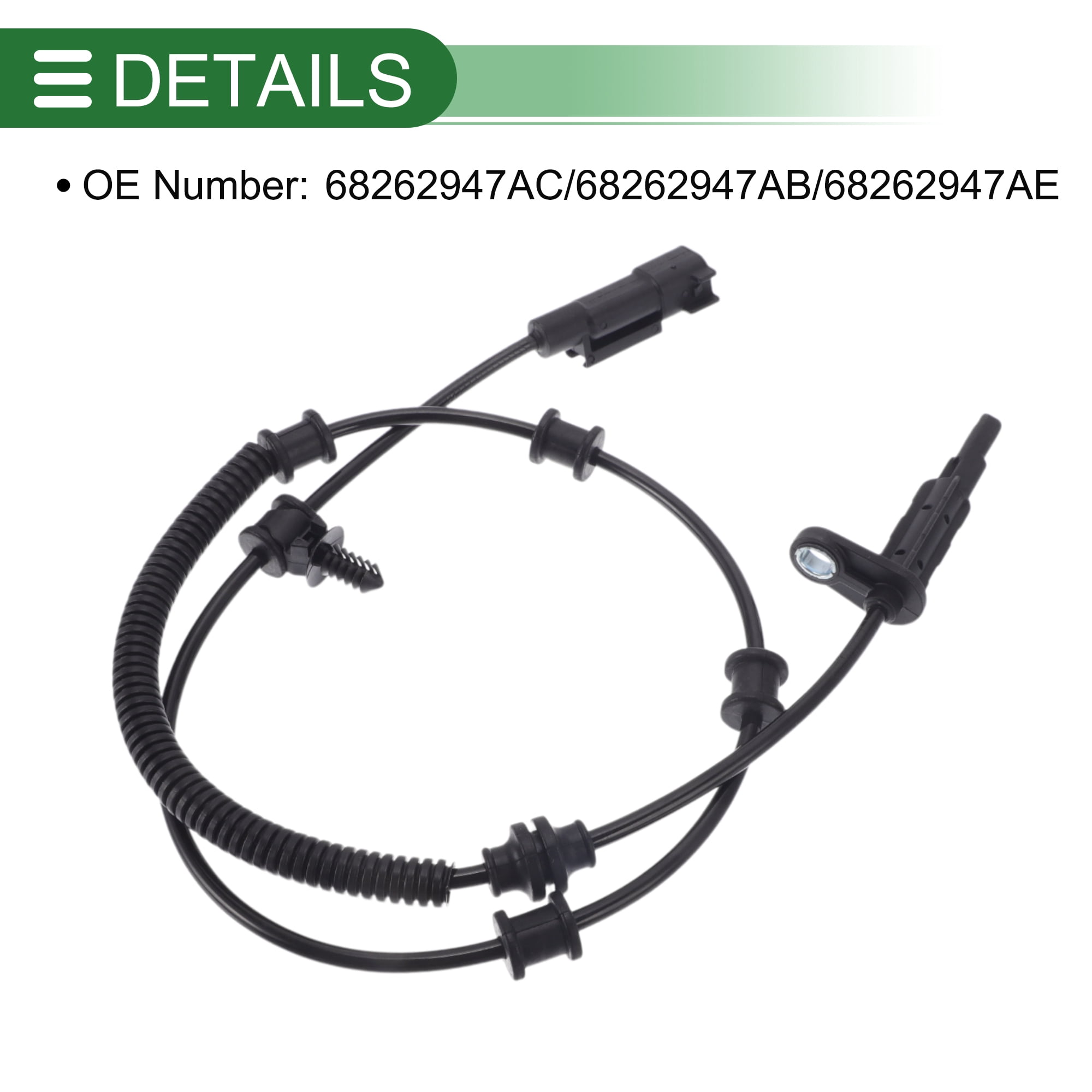Unique Bargains 68262947AC ABS Wheel Speed Sensor for Dodge for Ram 1500 2019-2023