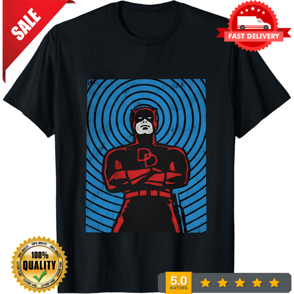 Rare RETRO MATT MURDOC 'DEVIL SENSE' MOVIE T-SHIRT S-5XL, NEW INSTOCK-TH76020