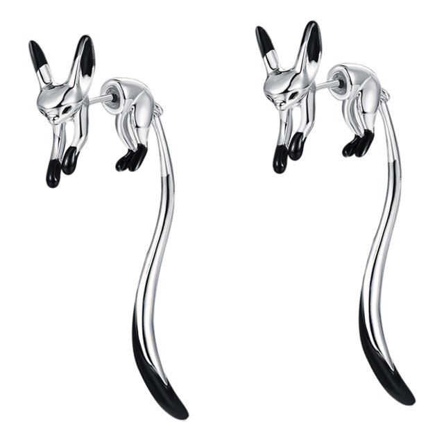 Pendientes colgantes Sunnimix de zorro 2 piezas