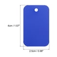 thumbnail image 3 of Uxcell Blank Waterproof Eyelet Hole Plastic Tags for Product Identification Tags,2.5x4cm/0.98x1.57" Blue 100 Pack, 3 of 6