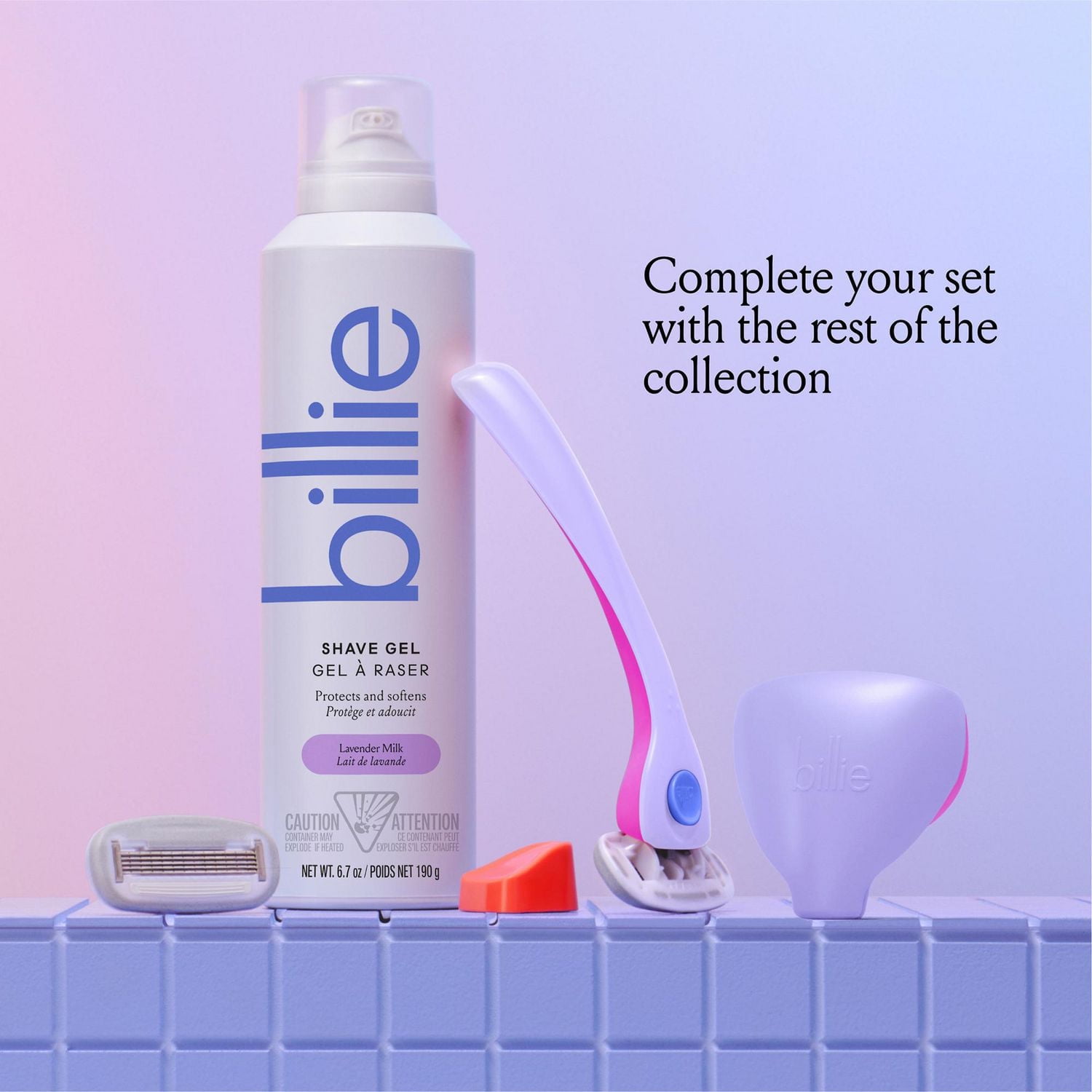 Étui de voyage pour rasoir Billie à cinq lames pour femmes – Lilas Valise de voyage