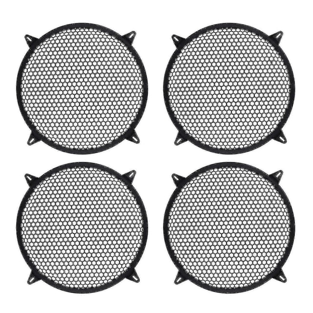 4x Subwoofer Grid Car Speaker Amplifier Grill Cover Mesh - 10 Inch