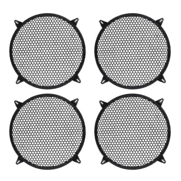 4x Subwoofer Grid Car Speaker Amplifier Grill Cover Mesh - 10 Inch
