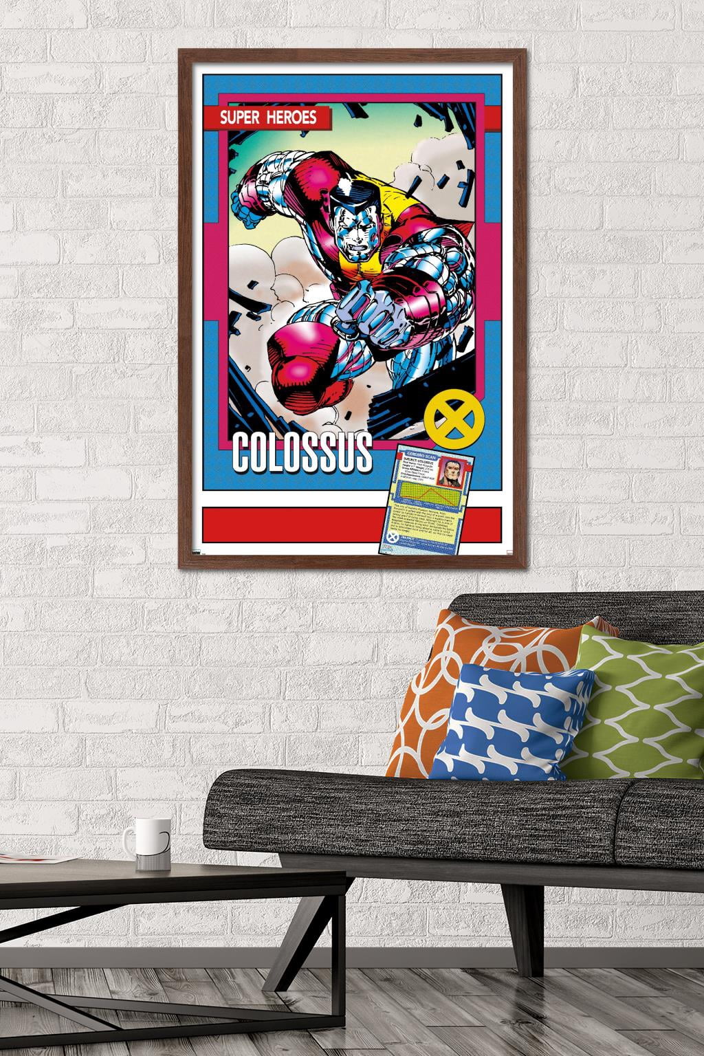 Marvel Trading Cards - Colossus Wall Poster, 22.375" x 34" Framed