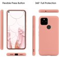 thumbnail image 3 of HAHDAXIA for Pixel 4a 5G Case 6.2 inch (2020), Liquid Silicone Slim Design with Camera and Screen Protection Microfiber Lining (with Strap Rope x 1), Silicone Case for Google Pixel 4a 5G Case, 3 of 7