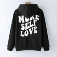thumbnail image 7 of Kiplyki Fall Hoodies for Women Loose Sweatshirts Drawstring Back Graphic Shirts Pullover Long Sleeve Tops, 7 of 7