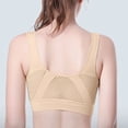thumbnail image 6 of Women's Seamless Sports Bra High Support Breathable Workout Bra Wireless Yoga Fitness Athletic Tops Complexion 35, 6 of 6