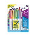thumbnail image 1 of Paper Mate Flair Pens, Felt Tip Pens, Bold Tip (1.2 mm), Assorted Colors, 16 Count, 1 of 5