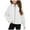 A-White, variant on Atogsazn Children's Girls Zip Up Sweatshirts Fleece Long Sleeve Oversized Jackets Fall Clothes Sweater Black 7-8 Years