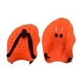 thumbnail image 1 of Paletas de natación, guantes acuáticos, equipo de piscina, accesorios de entrenamiento, mano profesional Naranja, 1 of 8