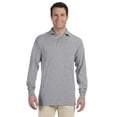 thumbnail image 2 of JERZEES SpotShield 50/50 Long Sleeve Polo, 2 of 5