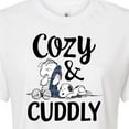 thumbnail image 3 of Peanuts - Cozy And Cuddly - Juniors Cropped Cotton Blend T-Shirt, 3 of 6