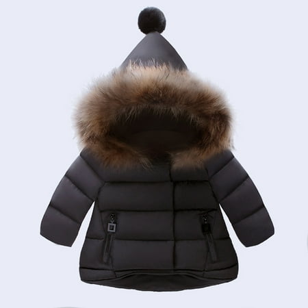 

Jdefeg Clothes for Kids Girls Size7-8 Winter Warm Kids Coat Autumn Jacket Girls Clothes Baby Boys Children Girls Outfits&Set Toddler Hat Set Polyester Black 120