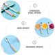 thumbnail image 3 of Bebé alimentación cuchara niños utensilios bebés cucharas auto comedor entrenamiento vajilla, 3 of 6