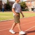 thumbnail image 5 of Taqqpue Boys Cargo Shorts Quick Dry Hiking Shorts Lightweight Athletic Short with Pockets Outdoors 5-15 Years, 5 of 10