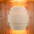 thumbnail image 3 of WRITWAA Sauna Light Khaki Lampshade Wood Prevent Bulb Shattering Sauna Room Use 1Pcs, 3 of 7