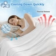 thumbnail image 3 of Brown White Ombre Cooling Blanket,Lightweight Breathable Summer Throw Blanket with Double Sided Cold Effect,Vintage Farmhouse Abstract Striped Picnic Blankets Bed Sheet for Hot Sleepers 30"x40", 3 of 8