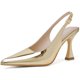 thumbnail image 1 of Zapatos Susanny Gold Slingback Kitten Heels para mujer 7.5, 1 of 9