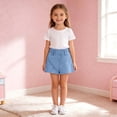 thumbnail image 2 of Girls Denim Shorts For Girls Everyday Comfort And Stretchy Junior Denim Bottoms For School Days Easy Fit, 2 of 6