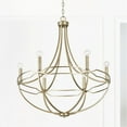 thumbnail image 4 of Capital Lighting - Jordyn - Chandelier 6 Light Aged Brass Metal - in, 4 of 6