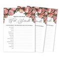 thumbnail image 1 of Inkdotpot Scramble Bridal ShowerGameCards FloralParty Wedding Supplies 50-Pack Wedding Word, 1 of 1