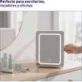 thumbnail image 4 of Mini Refrigerador Bluelander con Espejo LED, Capacidad de 4L, Estante Extraíble, Blanco, 4 of 5