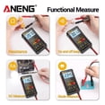 thumbnail image 5 of M119 MultíMetro Digital PortáTil 6000 Cuentas Multimetro Avometer Transistor Capacitor Tester, 5 of 5