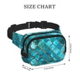 thumbnail image 4 of Easygdp Square Glass Mosaic Fanny Packs para Mujeres y Hombres, Bolsa de Cinturón, Bolsos de Cruz para Trabajo/Correr/Senderismo, 4 of 9