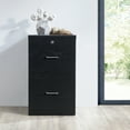 thumbnail image 2 of Alpine 2-Drawer Engineered Wood  Vertical File with Lockdowel  in Black, 2 of 9