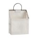 thumbnail image 1 of Bolsa de almacenamiento de tela Bolsa de almacenamiento montada en la pared detrás de la puerta Bolsa de almacenamiento para baño - Blanco con gancho transparente Material: ANGGREK Otros, 1 of 8