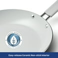 thumbnail image 6 of Tramontina EveryDay 3 Pk Ceramic Fry Pans Blue - Bering Sea, 6 of 9