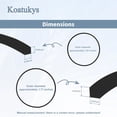 thumbnail image 4 of Kit de correas Koatukys para reproductor de CD Sony CDP-CX400, paquete de 4, 4 of 6