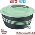 thumbnail image 6 of Pinnacle 3.6 qt Insulated Casserole Dish with Lid – Hot & Cold Warmer Green, 6 of 6