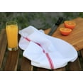 thumbnail image 4 of AMOUR INFINI Herringbone Weave Kitchen Towels Cotton Set of 12 Kitchen Hand Towels 28x16 Inch Soft Super Absorbent Quick Dry Washable Red Dish Towels, 4 of 7