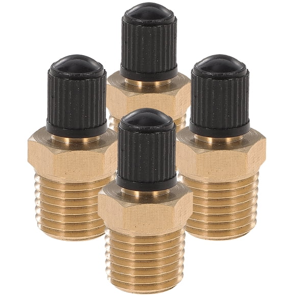 Replacement Water Tank Valves Golden 4Pcs 1.2x0.4in