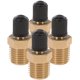 thumbnail image 1 of 4 válvulas de latón para tanques de agua y compresores de aire (1/4" NPT), 1 of 7