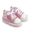 thumbnail image 4 of Zapatos para bebé KKIIDDSS 0-6 meses, púrpura con lentejuelas, 4 of 6