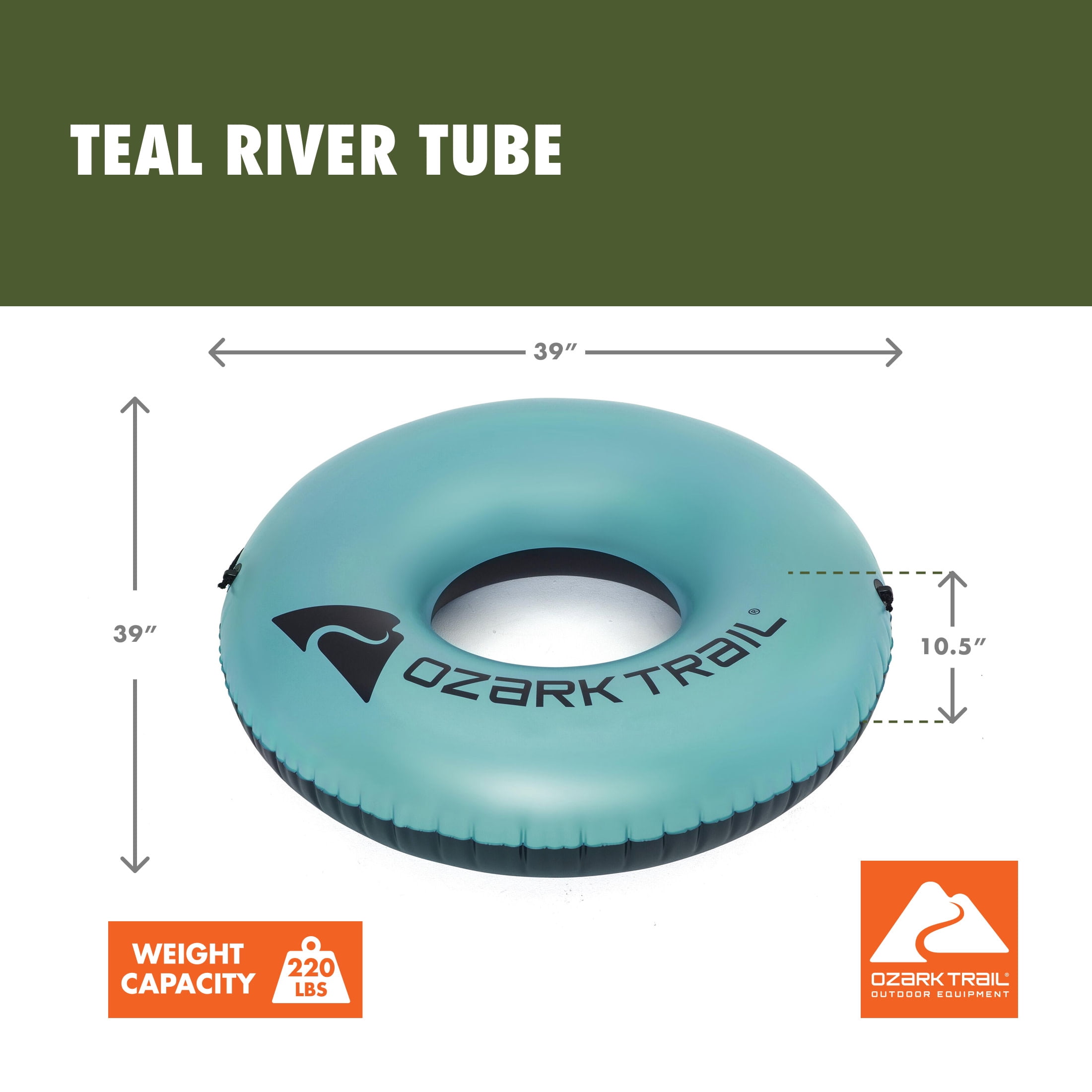 Ozark Trail Teal River Tube 39"