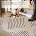 thumbnail image 2 of Easy Jute Front Door Mat Indoor x Entrance Rug Washable Entryway Rugs Low Profile Mud Trapper Floor Mat for House Bobo Indoor Mats for Entrance Front Door Mudroom(Rainbow), 2 of 6