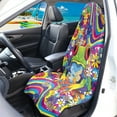 thumbnail image 2 of Binienty Seashell Starfish Sweat Proof Car Seat Cover Washable Anti-Slip Automotive Seat Covers Towel/Blanket for Surfing Yoga Gym Workout, 2 of 8