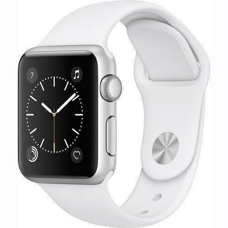 Restored Apple Watch Series 3 42mm GPS Silver White Sport Band Refurbished Walmart