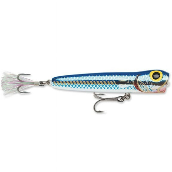 Storm Saltwater Rattlin' Chug Bug 3.25" Topwater Fishing Lure 3/8oz Metallic Blue Mullet