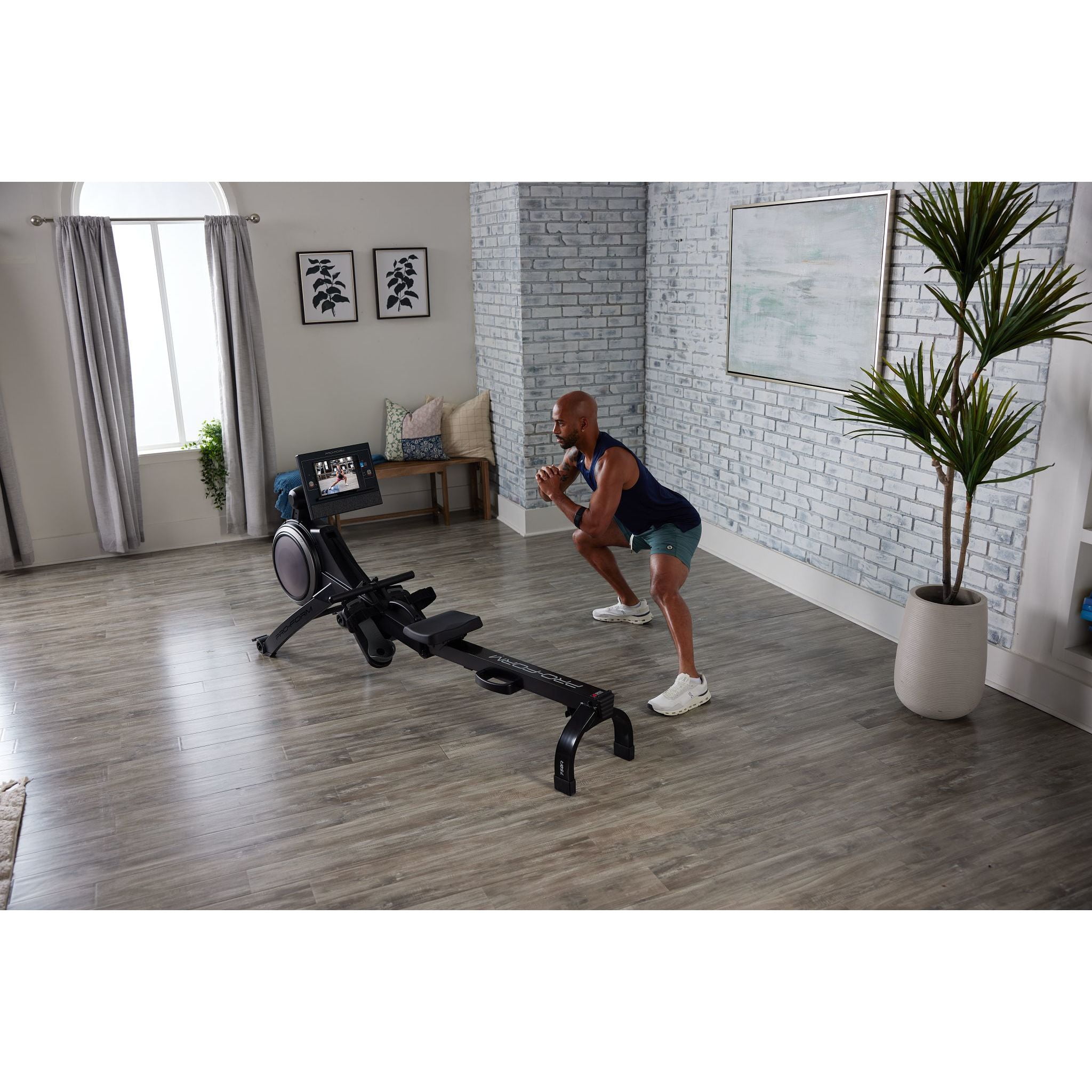 ProForm 750R Rower: Compact Smart Rowing Machine with 24 Resistance Levels, SpaceSaver Design, 5” Display, and 1-month iFIT Train Membership Included* for Interactive Workouts, Streaming & More