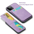 thumbnail image 2 of Dteck iPhone 13 Pro Wallet Case for Women and Men ,PU Leather Flip Folio Phone Cover with Credit Card Holder Stand Compatible with iPhone 13 Pro,Purple, 2 of 5