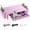 Pink, variant on Computer Monitor Stand for Desk, Adjustable Laptop Riser, Desk Monitor Stand Underneath Storage for Office, Home, School Supplies (STT003), 1 Pack, Black