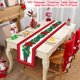 thumbnail image 3 of Caminos de mesa navideños 2024 Decoración navideña para el hogar Mantel Cubierta de mesa Regalos de Navidad Navidad Noel Año Nuevo 2025, 3 of 5