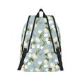 thumbnail image 3 of Balery Tulips Flowers Vintage Canvas Backpack for Men and Women - Large Capacity, Durable Travel Laptop Bag for School, Work, Hiking, and Outdoor Activities, 3 of 7