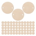 thumbnail image 3 of 100 Pcs Tranches de Bois Rondes Non Finies Tranches de Bois DIY Pièces de Bois Vierges Décor, 3 of 9