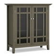 thumbnail image 2 of Bedford 39 inch Wide Solid Wood Medium Storage Cabinet in Farmhouse Grey, 2 of 10