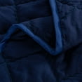 thumbnail image 2 of Flxxie Microfiber Ultra Soft Toddler Comforter, Warm Kids Crib Quilted Blanket, Navy Blue, 43"x60", 2 of 5